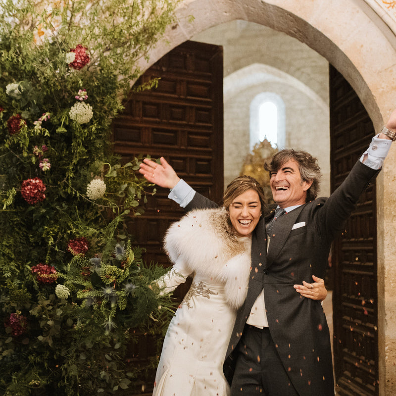 Una boda llena de flores en el Monasterio de Valbuena: Ana y Miguel