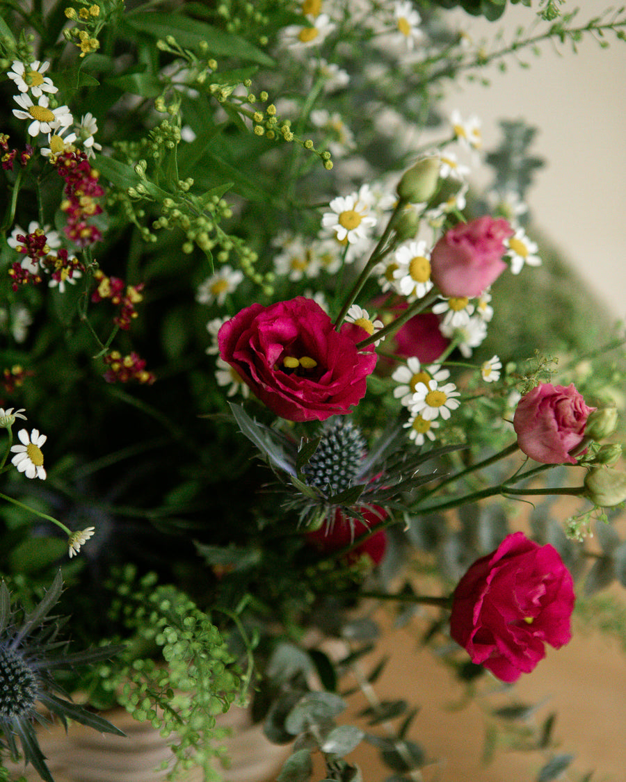 Cesta de flor silvestre