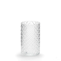 Jarrón cilíndrico Rombi