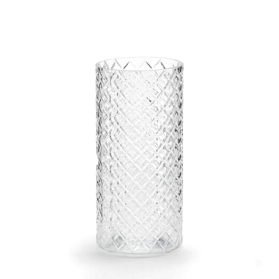 Jarrón cilíndrico Rombi