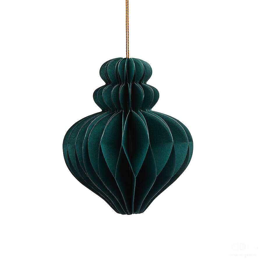 Bola de Navidad estilo Origami