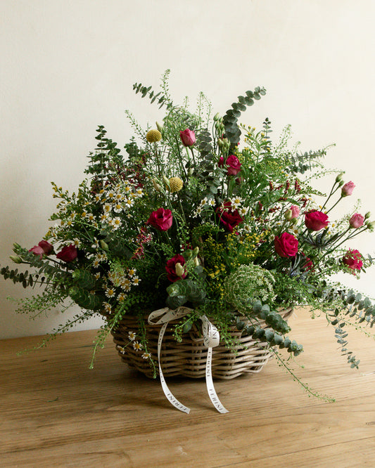 Cesta de flor silvestre