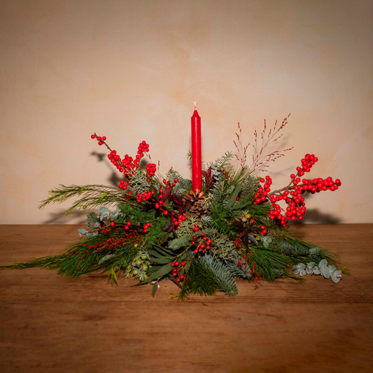 Centro de mesa navideño