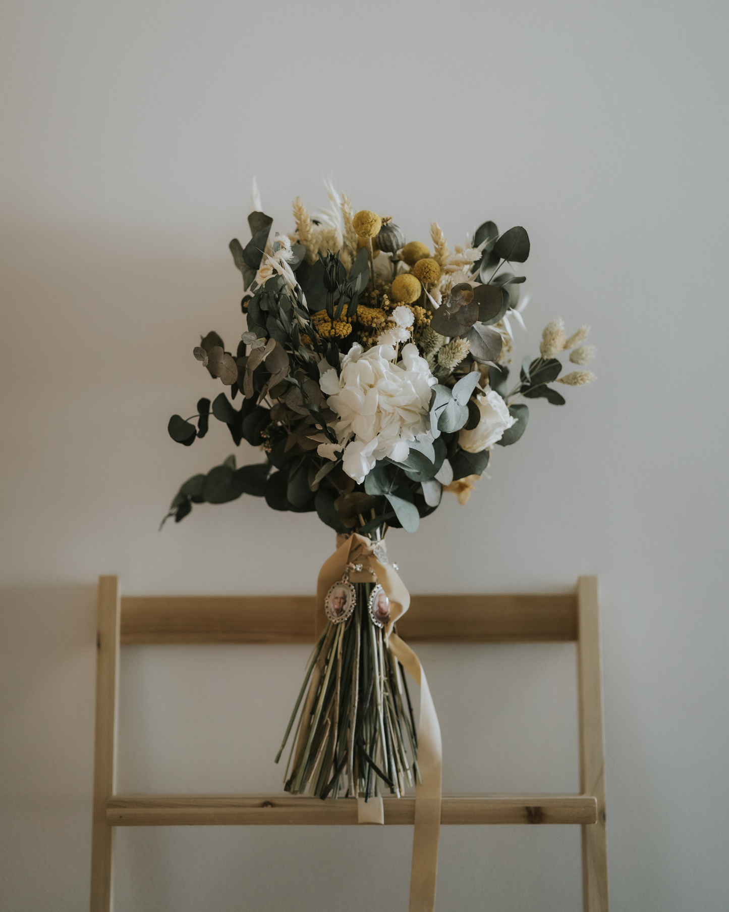 Ramo de novia de flor preservado Marlén