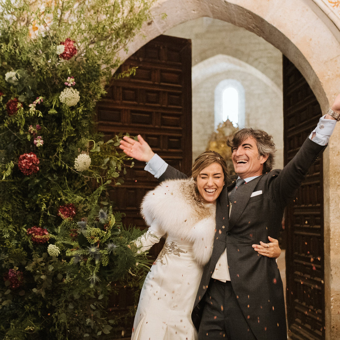 Una boda llena de flores en el Monasterio de Valbuena: Ana y Miguel