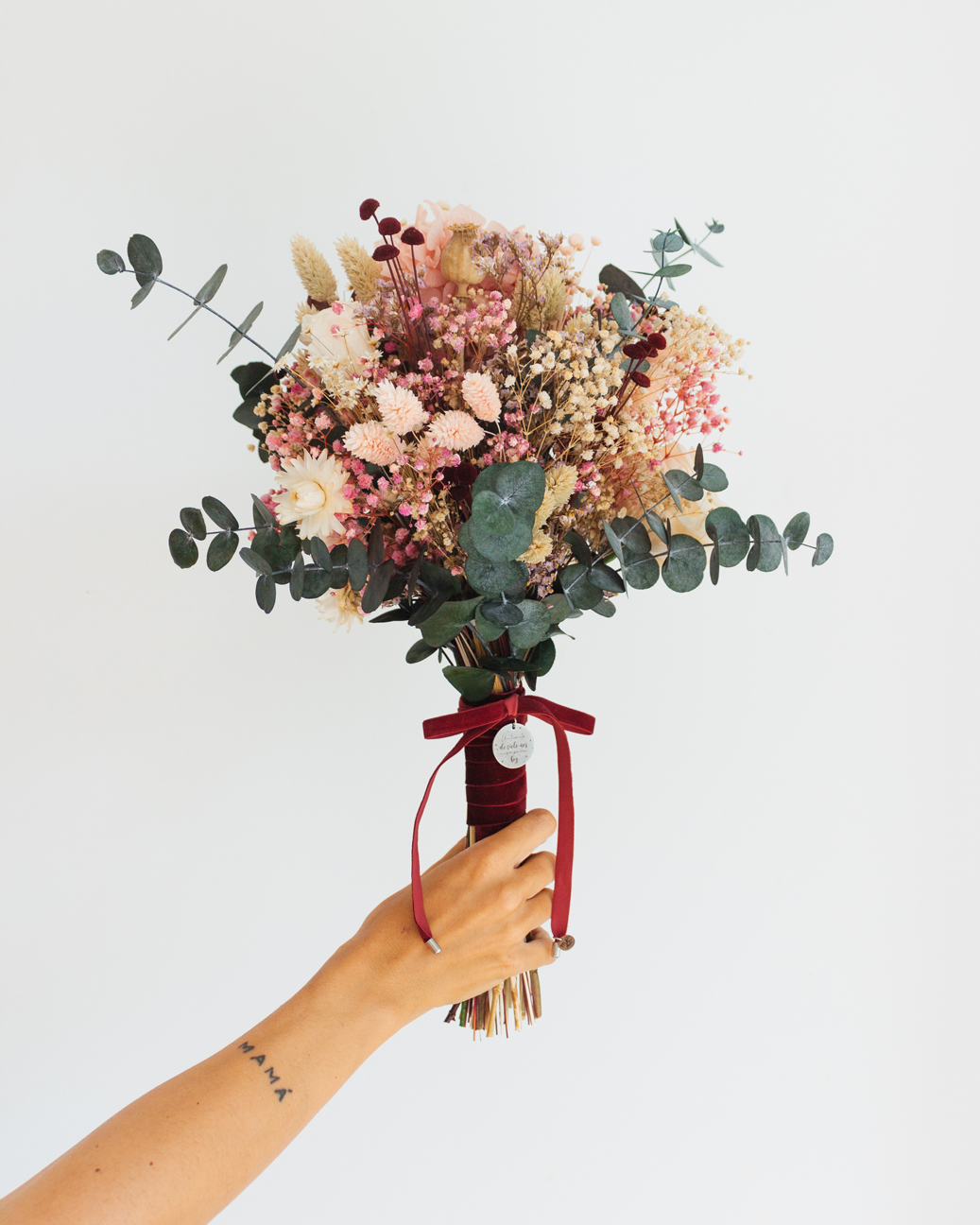 Ramo de novia de flor preservado Laura