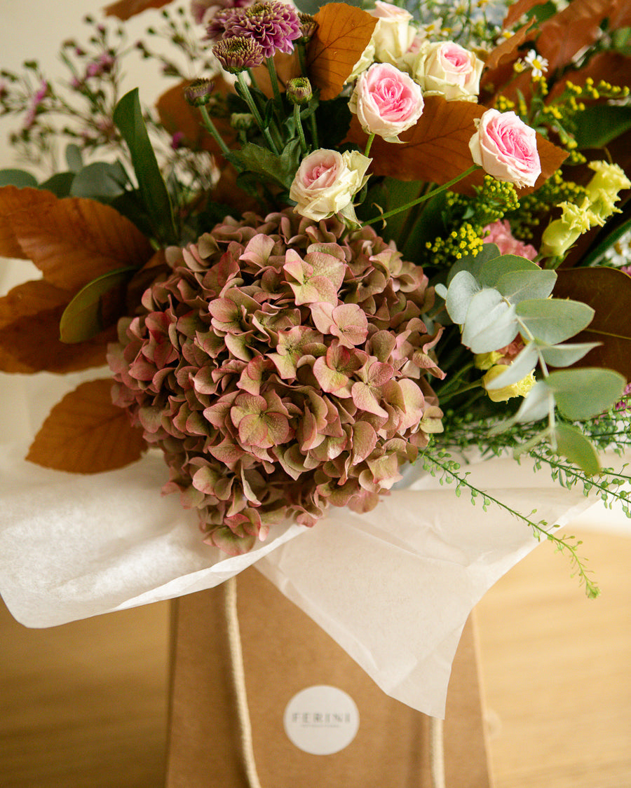 Bolsa de flor de temporada