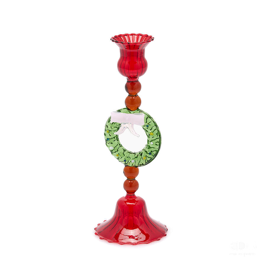 Portavelas guirnalda