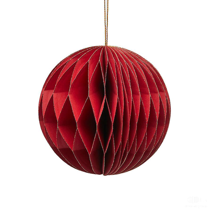 Bola de Navidad estilo Origami