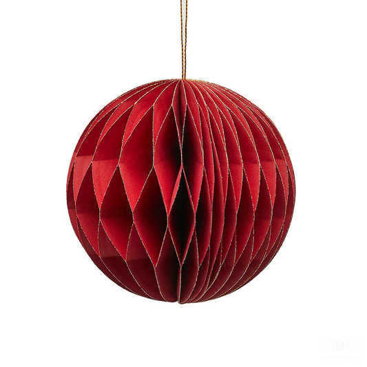 Bola de Navidad estilo Origami