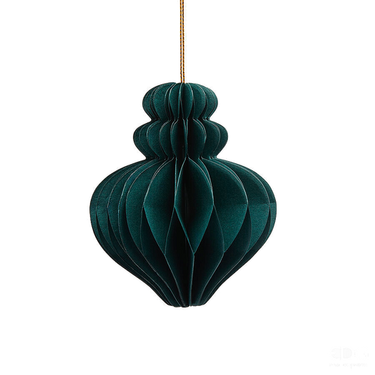 Bola de Navidad estilo Origami