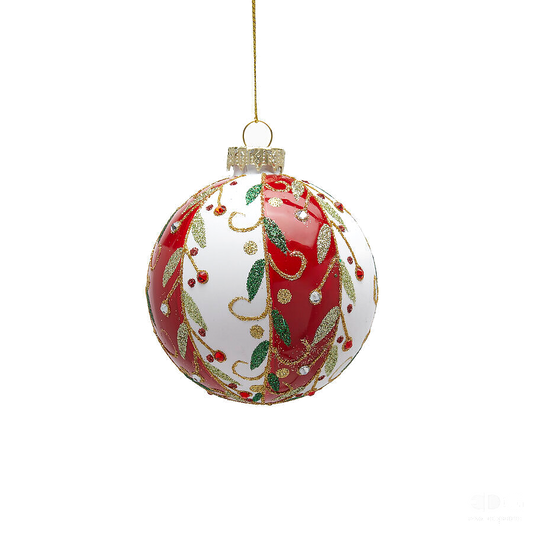 Bola de Navidad decorada