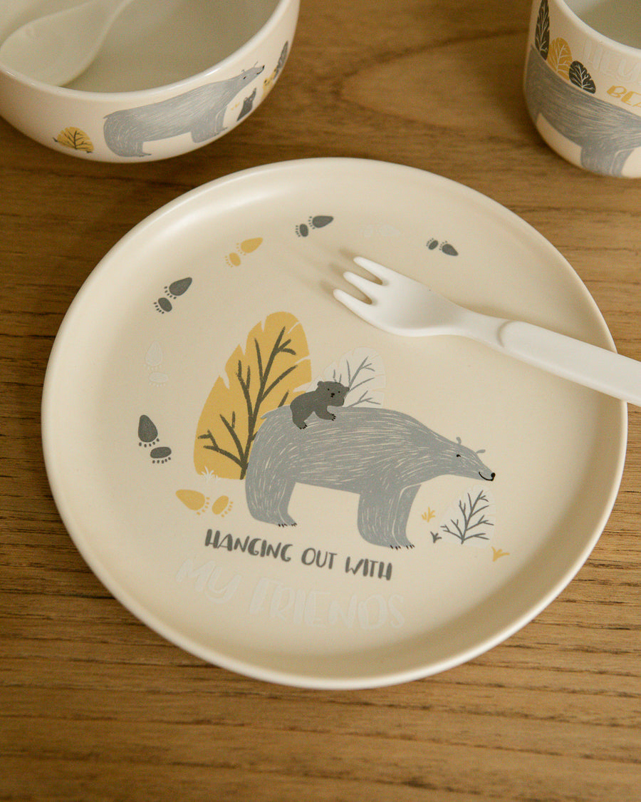 Vajilla de cerámica infantil