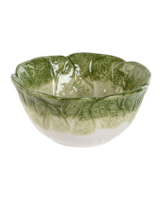Bol gres lechuga verde