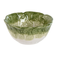 Bol gres lechuga verde