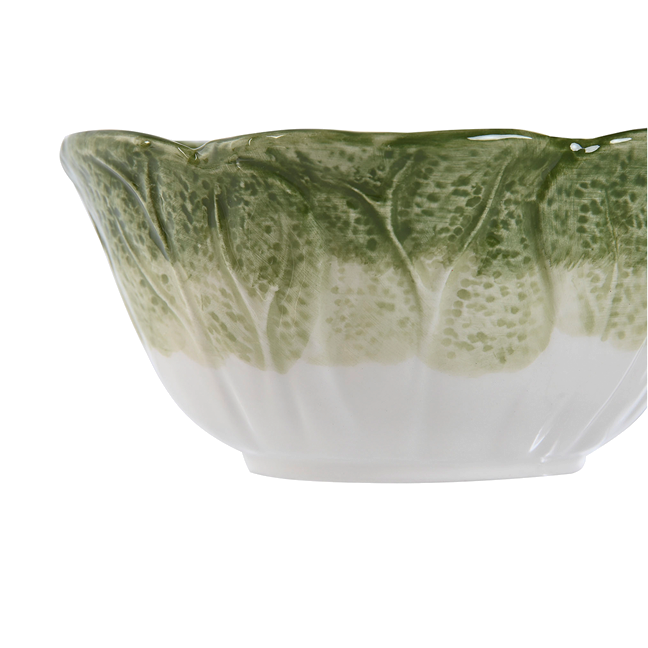 Bol gres lechuga verde