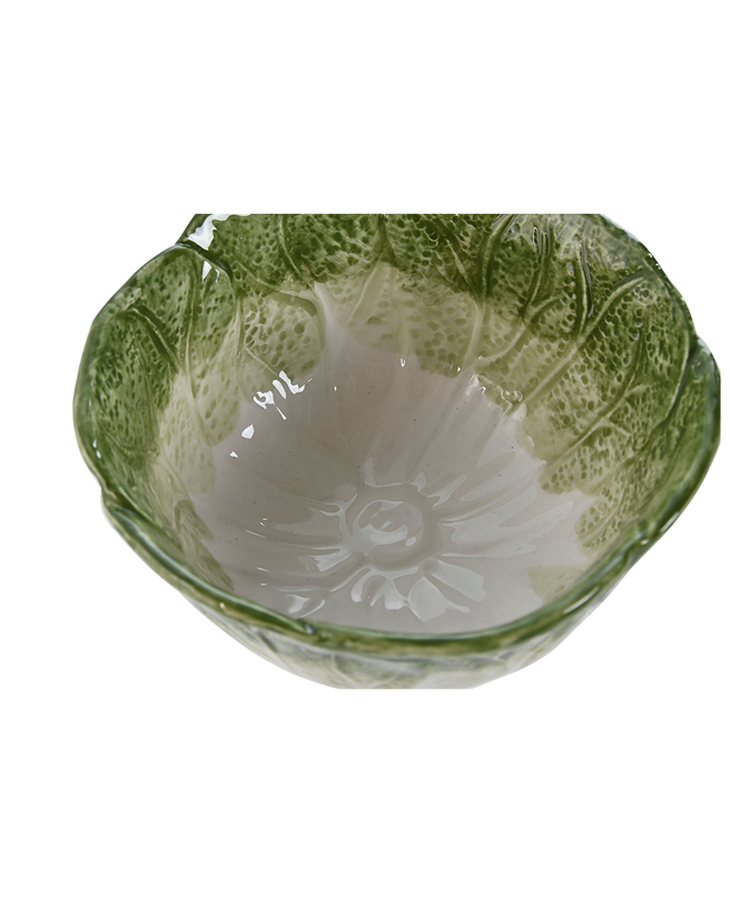 Bol gres lechuga verde