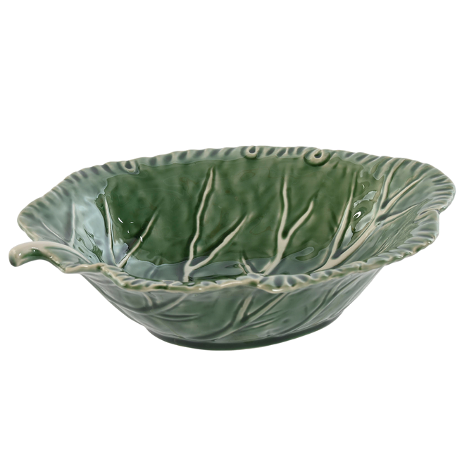 Ensaladera gres repollo verde