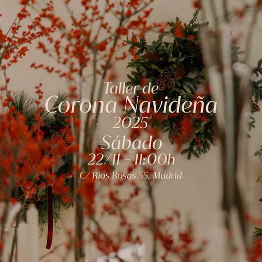 Taller de corona de Adviento 22/11 Madrid
